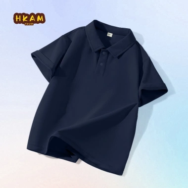 Áo Polo Bé Trai HKAM Khô Nhanh, Mát Mẻ, Màu Trơn - Giá 162.000₫ 8