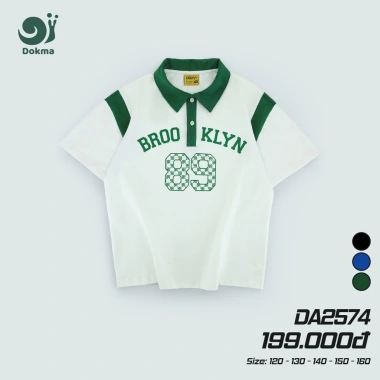 Áo Polo Cộc Tay Cổ Tròn DOKMA Size Đại 30-45kg Giá 145.000 Bé Trai Bé Gái 9