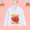 Áo Polo Dài Tay CIUCIU KID Bé Trai và Bé Gái Hình Tôi Yêu Việt Nam - Cotton Mềm Mịn, Thu Đông 119k 8