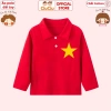 Áo polo dài tay Cờ đỏ sao vàng cho bé CIUCIU KID – cotton mềm mại, áo thu đông 119k