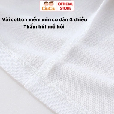 Áo polo dài tay Cờ đỏ sao vàng cho bé CIUCIU KID – cotton mềm mại, áo thu đông 119k
