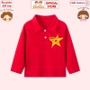 Áo polo dài tay Cờ đỏ sao vàng cho bé CIUCIU KID – cotton mềm mại, áo thu đông 119k 7