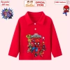 Áo Polo Dài Tay Siêu Nhân Người Nhện cho bé trai - CIUCIU KID, thun cotton mềm mại, áo thu đông, giá ưu đãi 119k