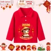 Áo Polo dài tay Tết Bính Ngọ 2.026 bé trai và bé gái - CIUCIU KID - Giá 119,000₫ 5