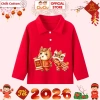 Áo Polo dài tay Tết Bính Ngọ 2.026 bé trai và bé gái - CIUCIU KID - Giá 119,000₫ 7