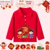 Áo Polo Dài Tay Tết CIUCIU KID Bé Trai và Bé Gái Vải Thun Cotton Thu Đông 2.026 119k 5