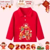 Áo Polo Dài Tay Tết CIUCIU KID Bé Trai và Bé Gái Vải Thun Cotton Thu Đông 2.026 119k 10