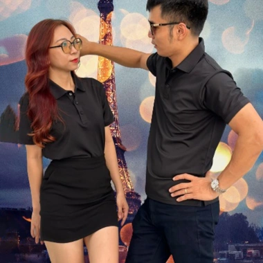Áo Polo Đen Trơn Nam Nữ Ngắn Tay Vải Cá Sấu Co Dãn 4 Chiều Thoáng Mát - Giảm còn 60k 4 Áo Polo Đen Trơn Nam Nữ Ngắn Tay Vải Cá Sấu Co Dãn 4 Chiều Thoáng Mát - Giảm còn 60k 4