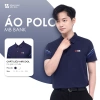 Áo Polo Đồng Phục MB Bank Xanh Than AirCool Co Dãn Thoáng Mát - Size Nam Nữ