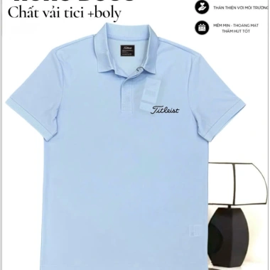 Áo polo golf Titleist size châu Á 9 - 9 màu thun lạnh tici co dãn 4 chiều không nhăn 565k