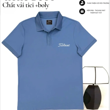 Áo polo golf Titleist size châu Á 9 - 9 màu thun lạnh tici co dãn 4 chiều không nhăn 565k