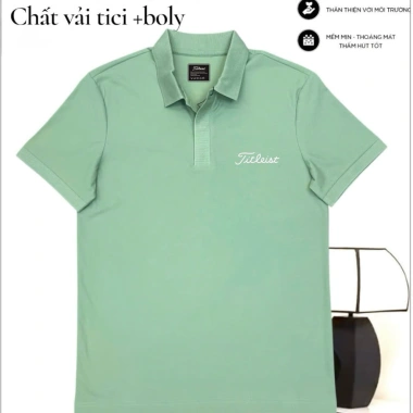 Áo polo golf Titleist size châu Á 9 - 9 màu thun lạnh tici co dãn 4 chiều không nhăn 565k