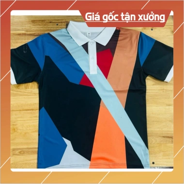 Áo Polo Họa Tiết Cao Cấp 2.024 Nam Nữ Đầy Đủ Kích Cỡ Chính Hãng The Action Giá 120k