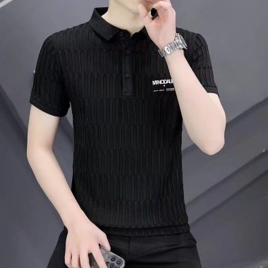 Áo Polo Ice Silk Hàn Quốc Jacquard Thoáng Khí FlowSlim-fit Tay Ngắn 1/2 Miếng 5 Áo Polo Ice Silk Hàn Quốc Jacquard Thoáng Khí FlowSlim-fit Tay Ngắn 1/2 Miếng 5