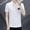 Áo Polo Ice Silk Hàn Quốc Jacquard Thoáng Khí FlowSlim-fit Tay Ngắn 1/2 Miếng 7