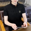 Áo Polo Ice Silk Hàn Quốc Jacquard Thoáng Khí FlowSlim-fit Tay Ngắn 1/2 Miếng 9
