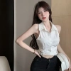 Áo Polo không tay nữ slim-fit ngọt ngào, nguyên chất mùa hè - Giá ưu đãi 317.952₫ 8
