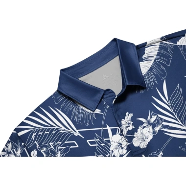 Áo polo nam chống mồ hôi họa tiết cổ điển, thích hợp golf và đi bộ, giảm giá 286.200₫