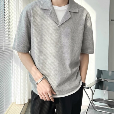 Áo polo nam cổ vest cộc tay cotton mềm mịn, thoáng mát, form dáng đẹp - Giảm 20%
