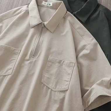 Áo polo nam cổ vest cộc tay cotton mềm mịn, thoáng mát, form dáng đẹp - Giảm 20% 8 Áo polo nam cổ vest cộc tay cotton mềm mịn, thoáng mát, form dáng đẹp - Giảm 20% 8