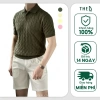 Áo polo nam dệt kim THE D Slim Fit Cotton Viscose Silk cao cấp - 499.000₫