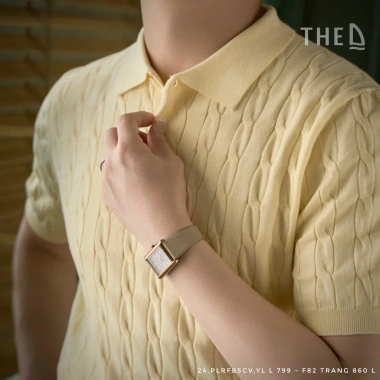 Áo polo nam dệt kim THE D Slim Fit Cotton Viscose Silk cao cấp - 499.000₫ 5