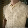 Áo polo nam dệt kim THE D Slim Fit Cotton Viscose Silk cao cấp - 499.000₫ 7
