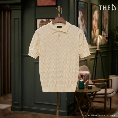 Áo polo nam dệt kim THE D Slim Fit Cotton Viscose Silk cao cấp - 499.000₫ 10