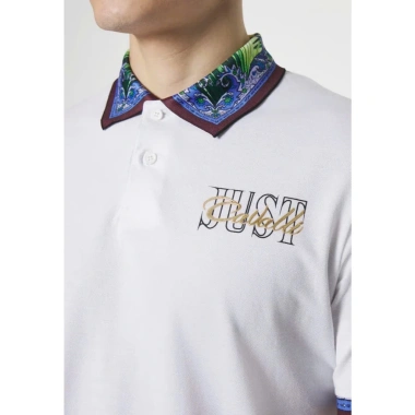 Áo Polo Nam Just Cavalli White Cotton Hotttrend 2.024 - Giá Ưu Đãi 2.250.000 VND 3 Áo Polo Nam Just Cavalli White Cotton Hotttrend 2.024 - Giá Ưu Đãi 2.250.000 VND 3