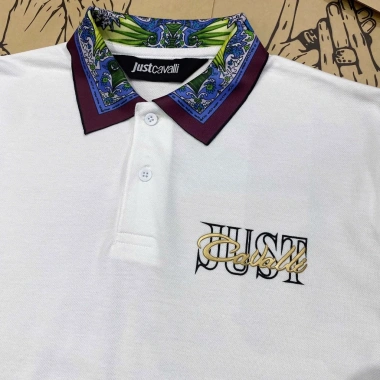 Áo Polo Nam Just Cavalli White Cotton Hotttrend 2.024 - Giá Ưu Đãi 2.250.000 VND