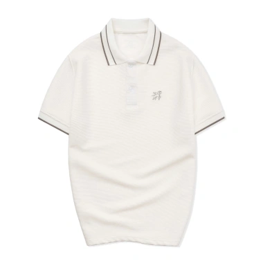 Áo polo nam LADOS-9.195 thêu ngựa, vải thun vân ngang, năng động, chỉ 208.000₫