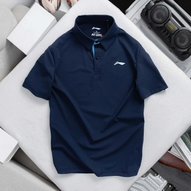 Áo Polo Nam LiNing Chính Hãng - Vải Co Giãn Thoáng Mát, Cổ Thể Thao - 198.000đ
