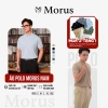 Áo Polo nam Morus M1 cotton 100% basic, viền cổ và tay cao cấp - Giá 449.000₫