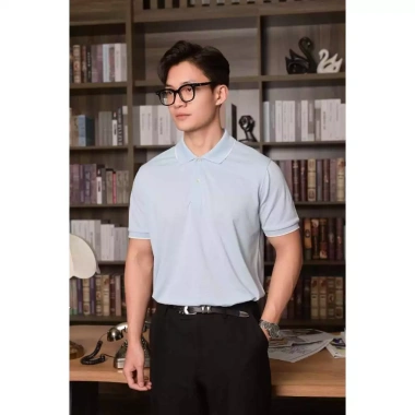 Áo Polo nam Morus M1 cotton 100% basic, viền cổ và tay cao cấp - Giá 449.000₫ 3