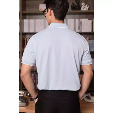 Áo Polo nam Morus M1 cotton 100% basic, viền cổ và tay cao cấp - Giá 449.000₫ 4