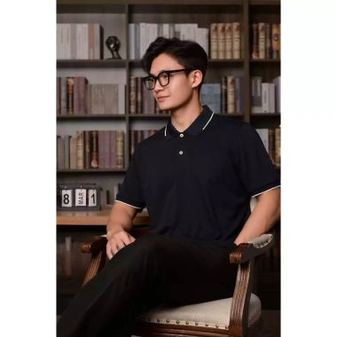 Áo Polo nam Morus M1 cotton 100% basic, viền cổ và tay cao cấp - Giá 449.000₫ 7