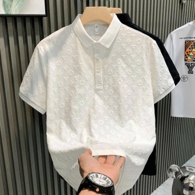 Áo polo nam PL04 dập nổi 4c cổ bẻ thun cotton - phong cách hiện đại, giá chỉ 95.000₫