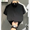 Áo polo nam PL04 dập nổi 4c cổ bẻ thun cotton - phong cách hiện đại, giá chỉ 95.000₫ 2