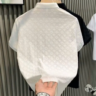 Áo polo nam PL04 dập nổi 4c cổ bẻ thun cotton - phong cách hiện đại, giá chỉ 95.000₫