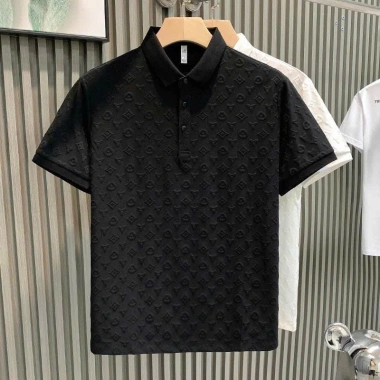 Áo polo nam PL04 dập nổi 4c cổ bẻ thun cotton - phong cách hiện đại, giá chỉ 95.000₫