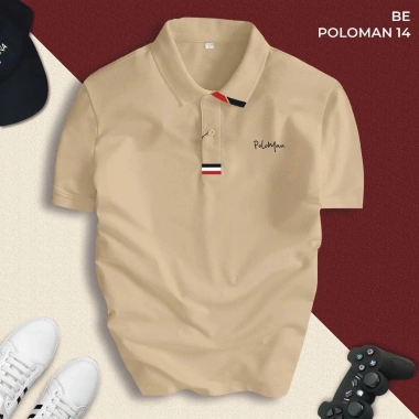 Áo polo nam POLOMAN 14 BASIC CVC vải cá sấu sang trọng, lịch lãm, thoáng mát POLOUTFIT 160k 2