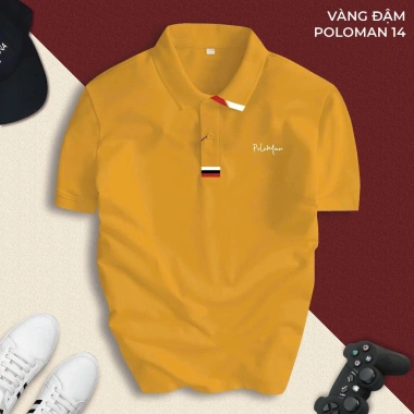 Áo polo nam POLOMAN 14 BASIC CVC vải cá sấu sang trọng, lịch lãm, thoáng mát POLOUTFIT 160k 3