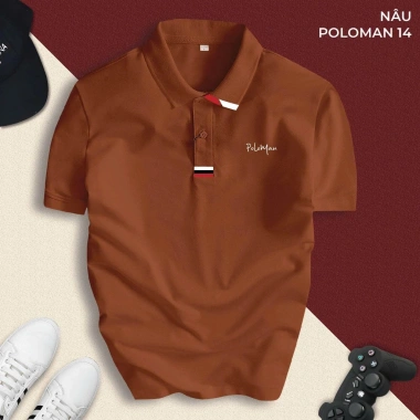 Áo polo nam POLOMAN 14 BASIC CVC vải cá sấu sang trọng, lịch lãm, thoáng mát POLOUTFIT 160k 4