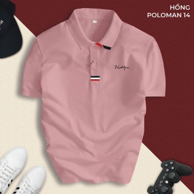Áo polo nam POLOMAN 14 BASIC CVC vải cá sấu sang trọng, lịch lãm, thoáng mát POLOUTFIT 160k 6
