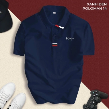 Áo polo nam POLOMAN 14 BASIC CVC vải cá sấu sang trọng, lịch lãm, thoáng mát POLOUTFIT 160k 7