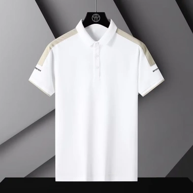 Áo polo nam tay ngắn trắng phong cách Hàn Quốc mùa hè Kemeja Lelaki SLC02 417.960₫