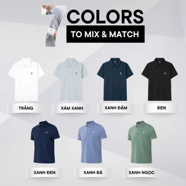 Áo Polo Nam Thể Thao Active Pro LADOS-9.250 Poly Cao Cấp Co Giãn Thoáng Mát, Phù Hợp Vận Động và Hằng Ngày - Giá 135.000 VND