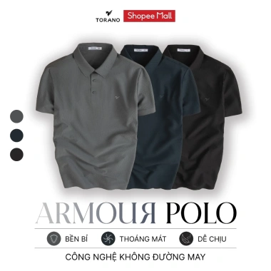 Áo polo nam TORANO ARMOUR POLO logo ngực, ép nhiệt, thoáng khí GSTP065 – 450.000₫