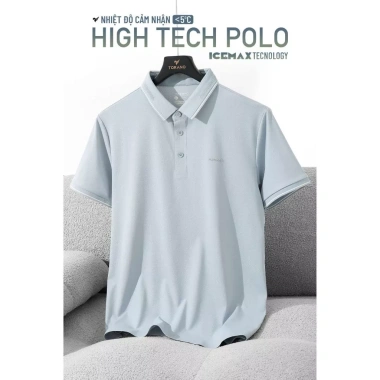 Áo polo nam TORANO HIGH TECH POLO ICEMAX - mát lạnh, giữ form, giá ưu đãi 499k