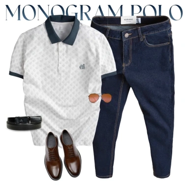 Áo polo nam TORANO MONOGRAM POLO bo kẻ thoáng khí cotton 345k giảm còn 288k 4 Áo polo nam TORANO MONOGRAM POLO bo kẻ thoáng khí cotton 345k giảm còn 288k 4